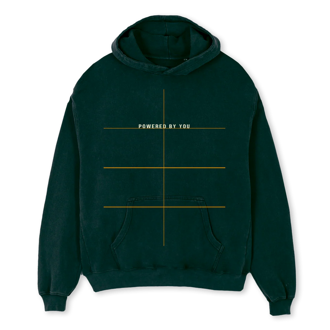 NATURALTRAININGCLUB Wild Green Oversized Hoodie.