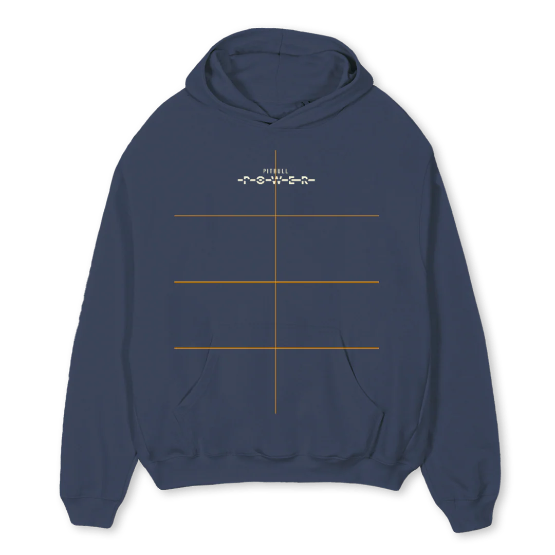 NAVHOODY Navy Blue Oversized Hoodie.
