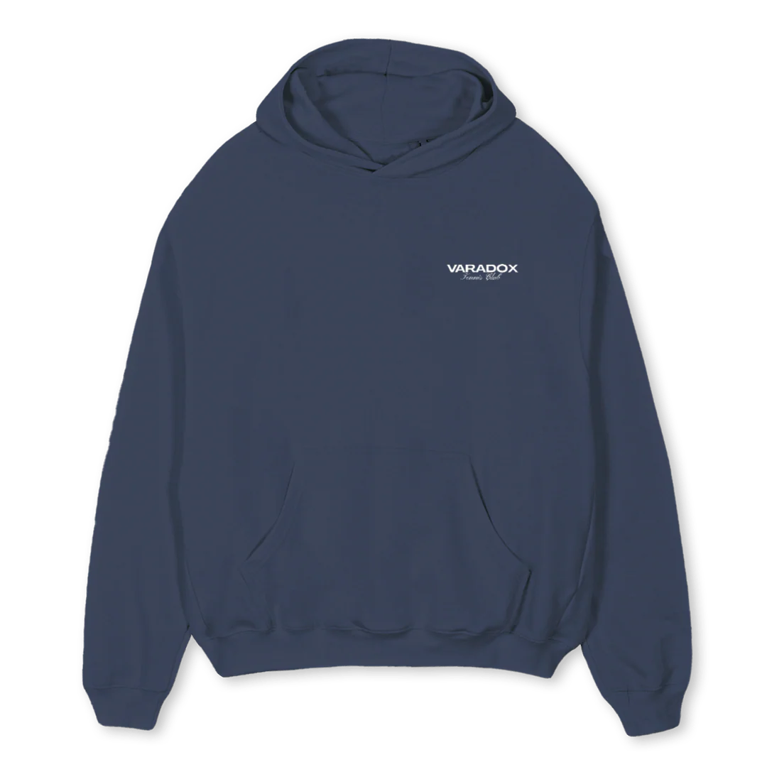 NAVYHOODIEONE Navy Blue Oversized Hoodie.