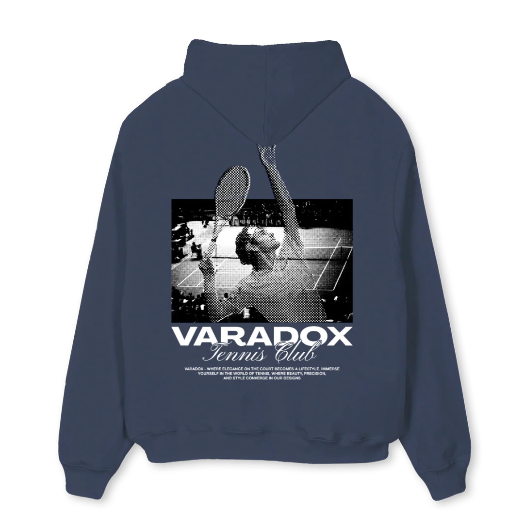 NAVYHOODIEONE Navy Blue Oversized Hoodie. - Image 2