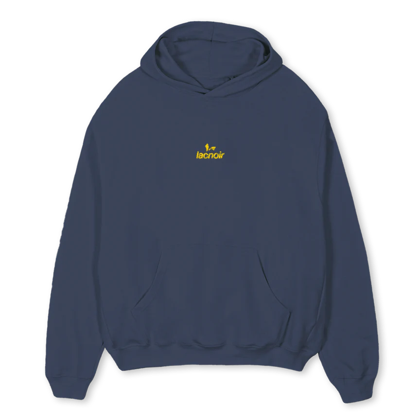 NAVYLAC Navy Blue Oversized Hoodie.