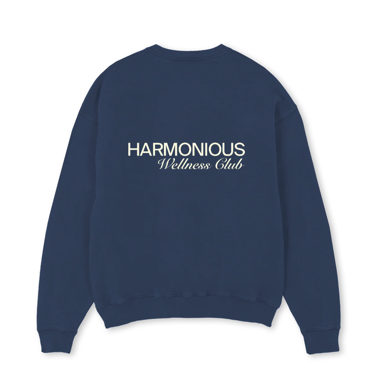 NAVYWELLNESSSWEATER Navy Blue Oversized Crewneck Sweater. - Image 2