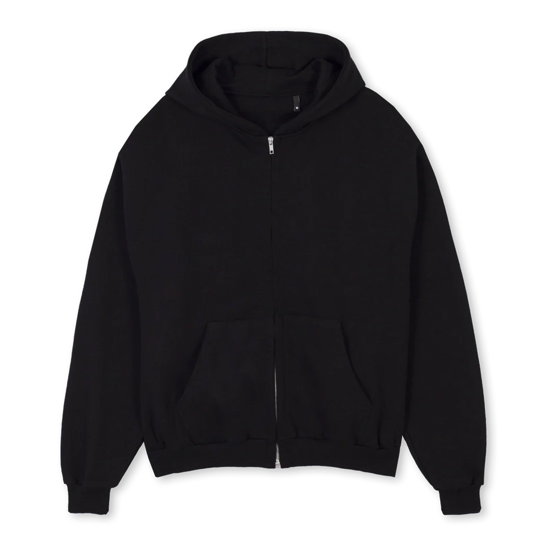 NBA OFG Black Oversized Zipped Hoodie.