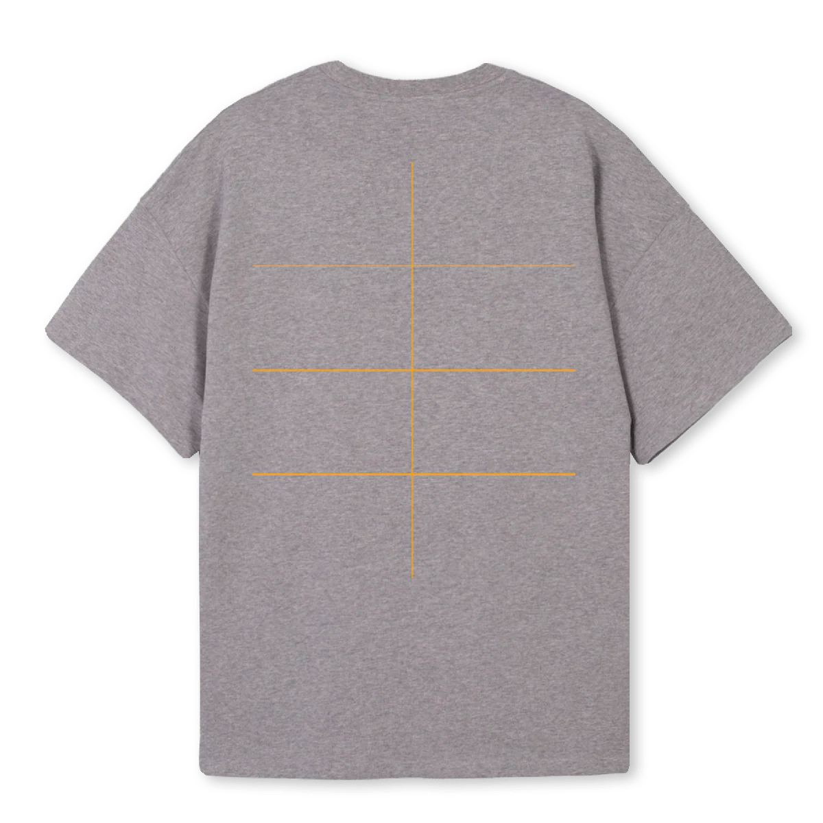 NCBAS Grey Marl Oversized Tee. - Image 2