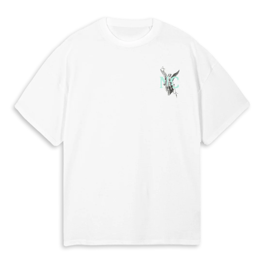 NCXEE White Oversized Tee.