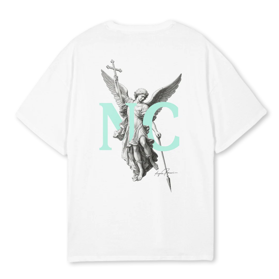 NCXEE White Oversized Tee. - Image 2