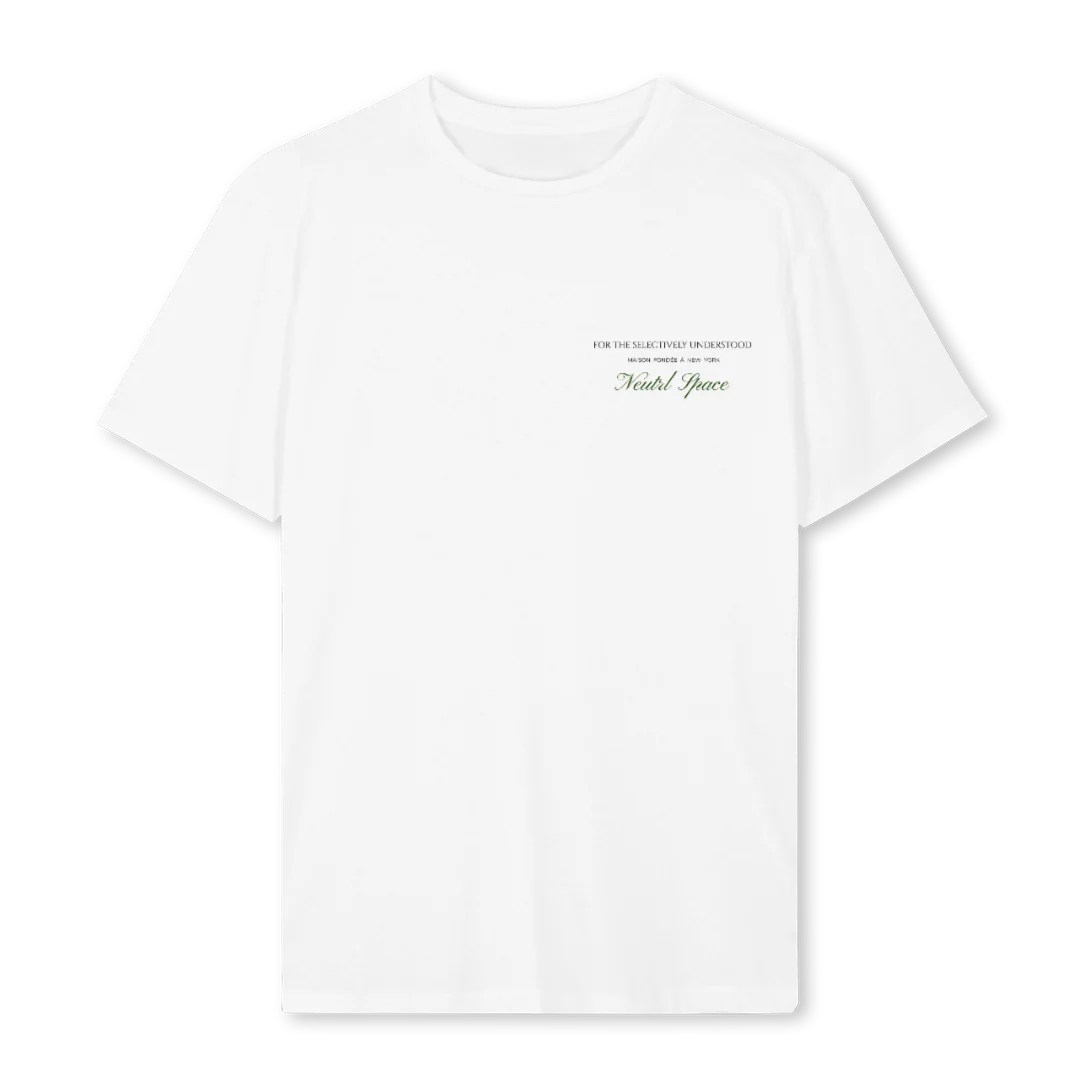 NEUTRLWHITETEE White Regular Tee.