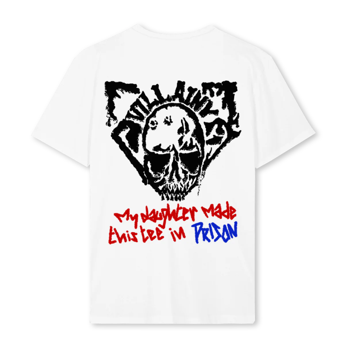 NEVERDIALNINEONEONE  White Regular Tee. - Image 2