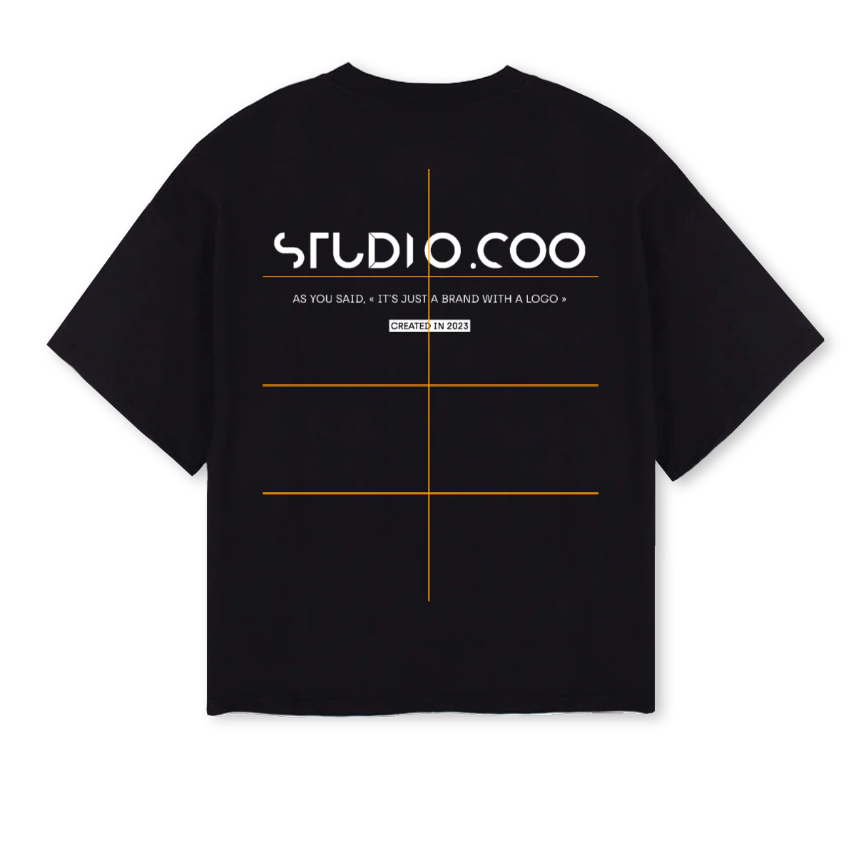 NEWSTUDIOCOOBLACK Black Oversized Boxy Tee. - Image 2