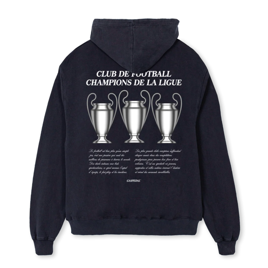 NEWVBHOODIELALIGUE Vintage Black Oversized Hoodie. - Image 2