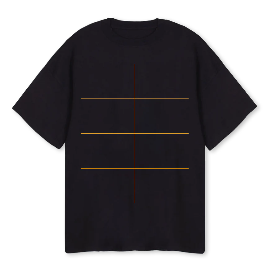 NINETWO Black Oversized Tee.