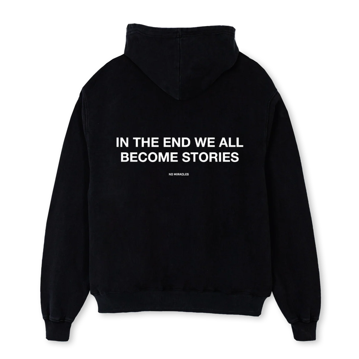 NMSTORIESHOODIE Black Oversized Hoodie. - Image 2