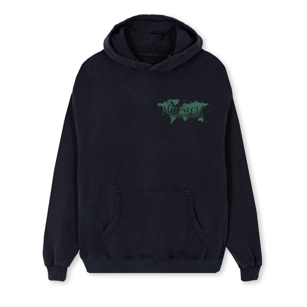 NNHOODIE Vintage Black Regular Hoodie.