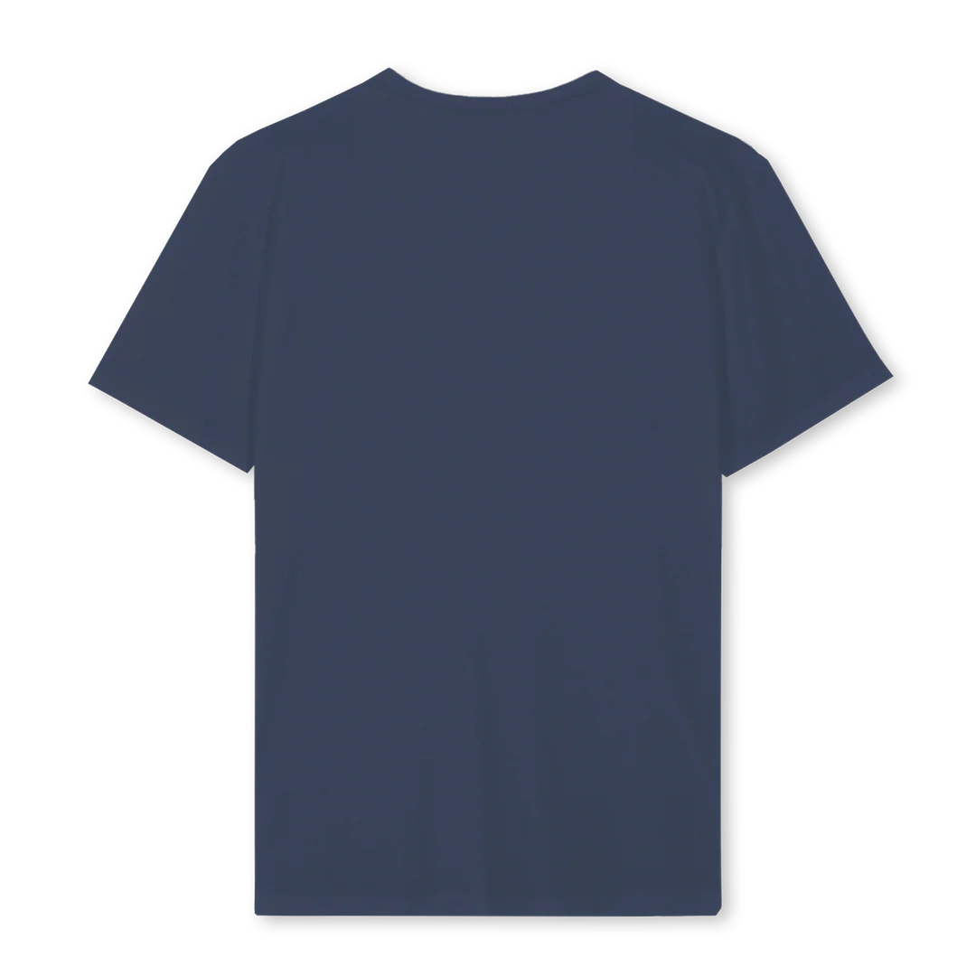 NOBLEINDEED  Navy Blue Regular Tee. - Image 2
