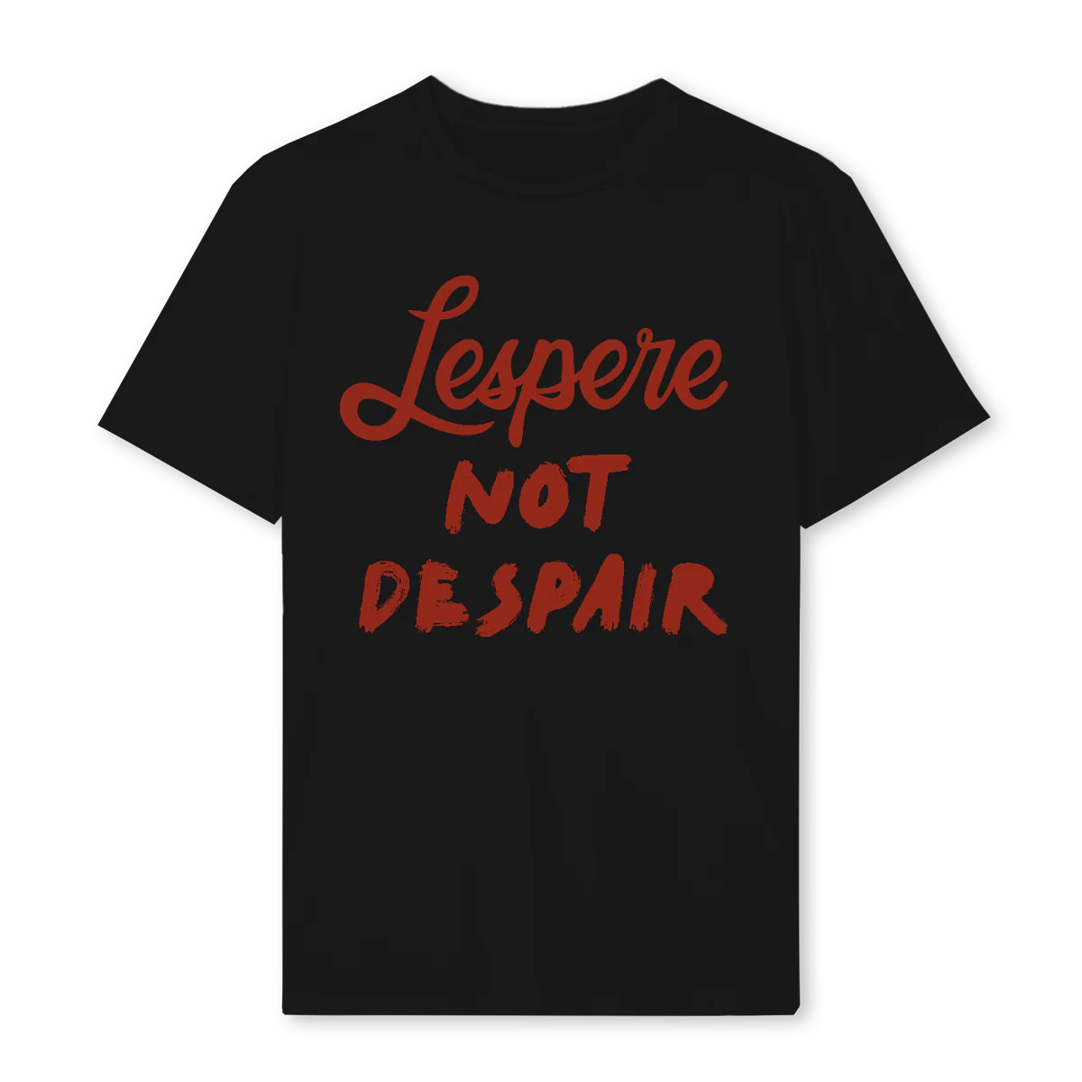 NODESPAIRRED Black Regular Tee.