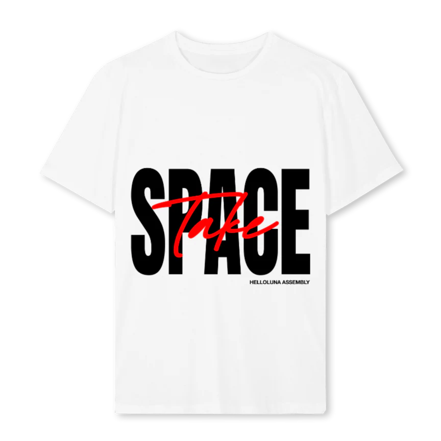 TAKESPACE_REG White Regular Tee