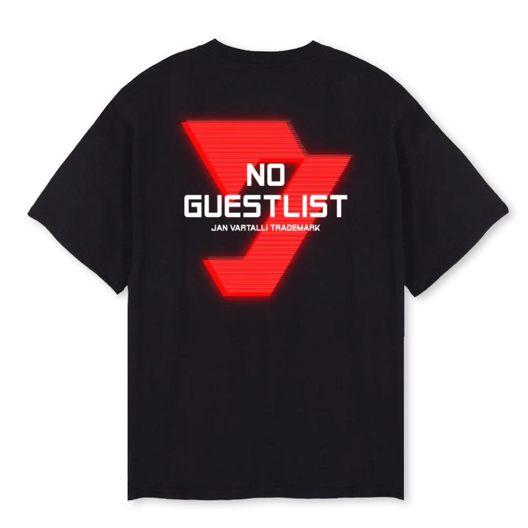 NOGUESTLIST Black Oversized Tee. - Image 2