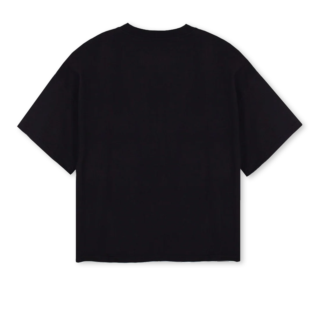 NOISE Black Oversized Boxy Tee. - Image 2
