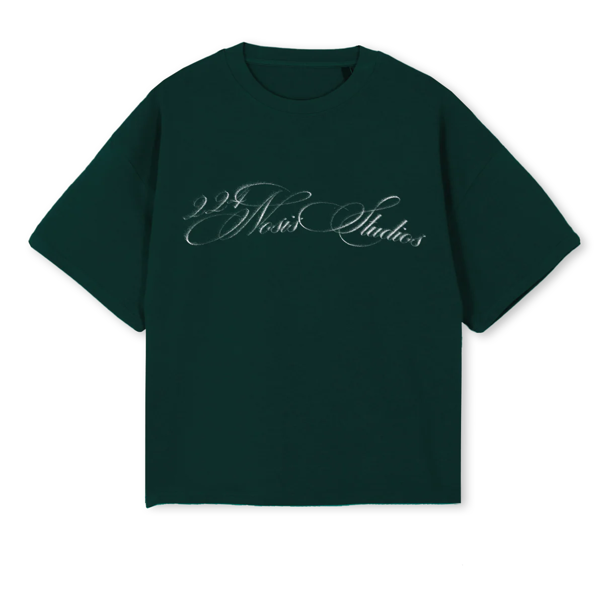 NOSISCURSIVEGREEN Wild Green Oversized Boxy Tee.