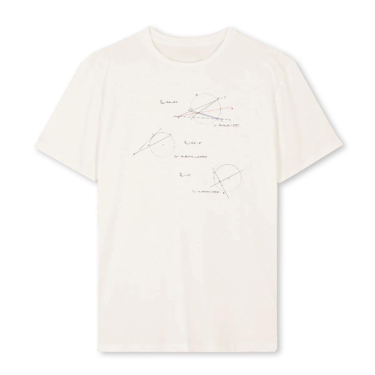 NOTES NEUBERG LARGE Vintage White Regular Tee.