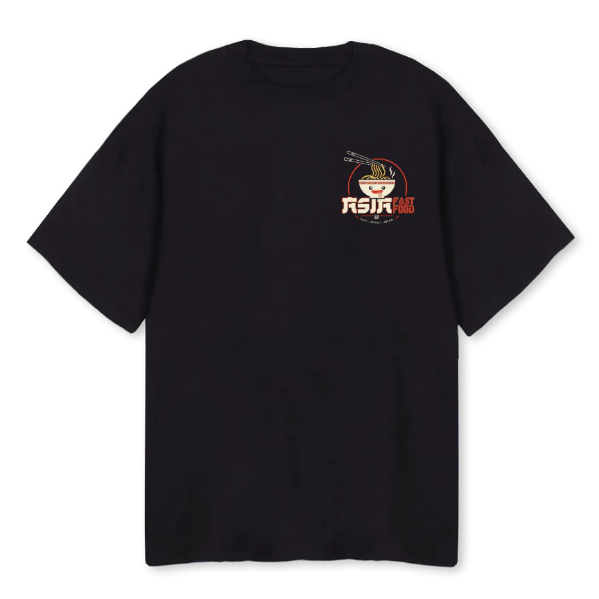 NOY Black Oversized Tee.