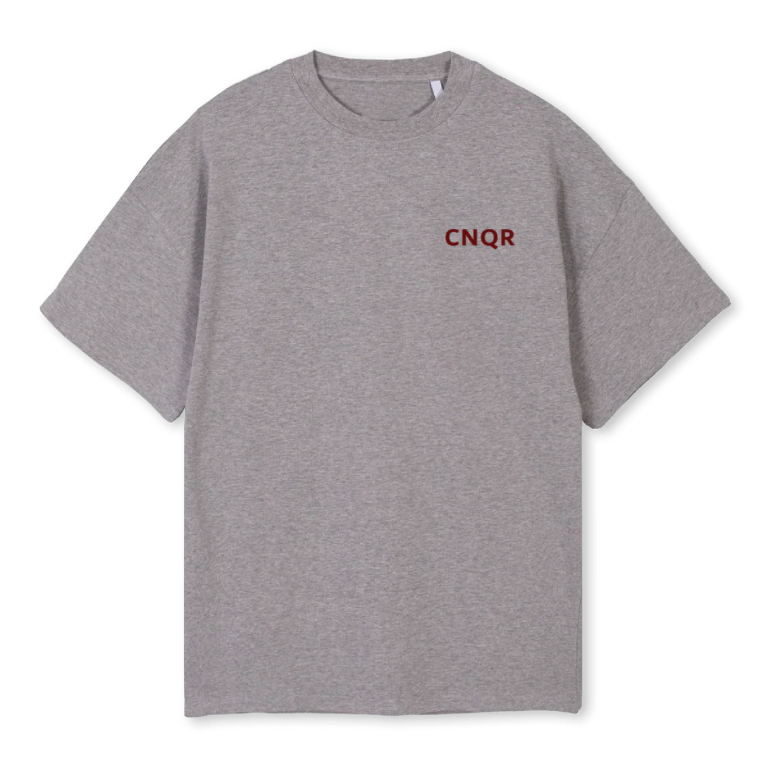 NRFTWTWO Grey Marl Oversized Tee.