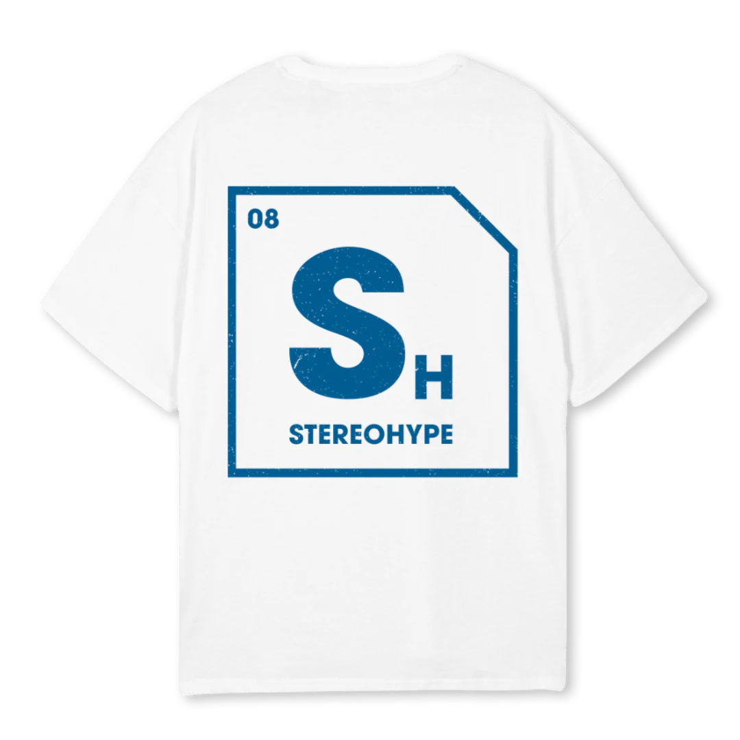 NSGIIWHITEBLUESAMPLE White Oversized Tee. - Image 2