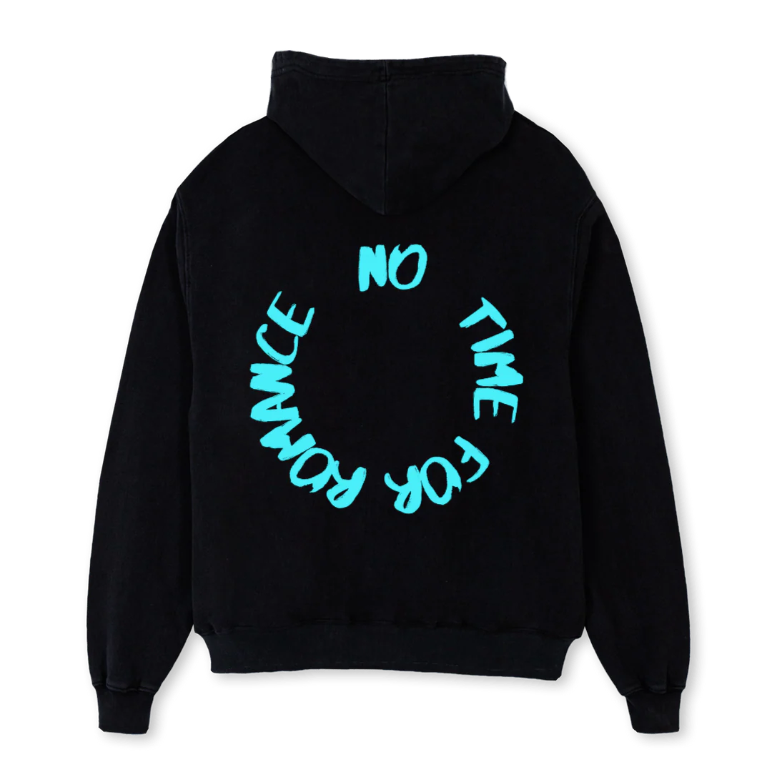 NTFRHOODIE Black Oversized Zipped Hoodie. - Image 2
