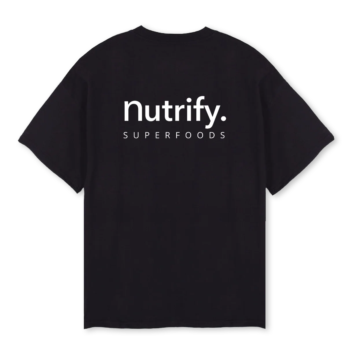 NUTRIFY OVERSIZED Black Oversized Tee. - Image 2