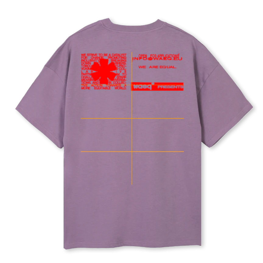 NWVPRPL Purple Oversized Tee. - Image 2