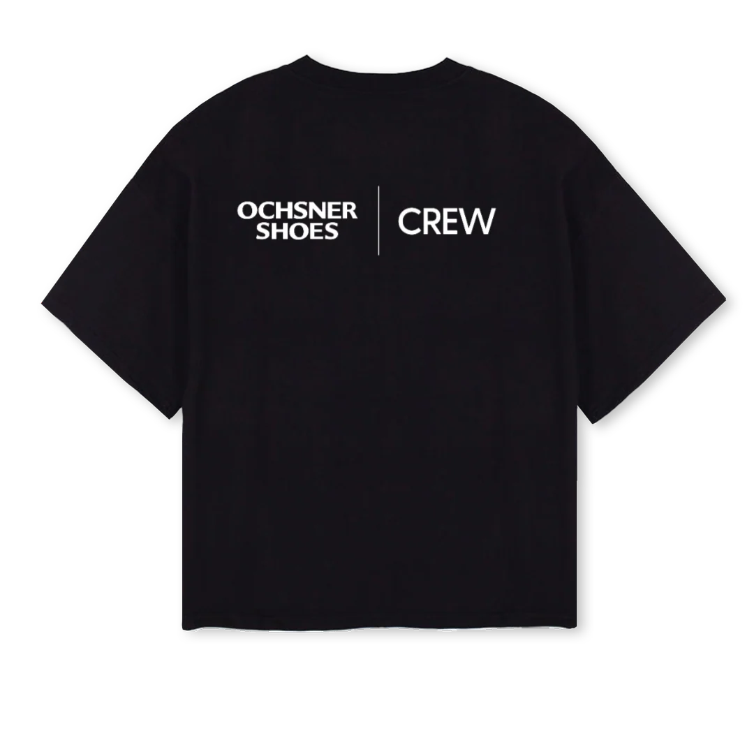 OCHCREW Black Oversized Boxy Tee. - Image 2