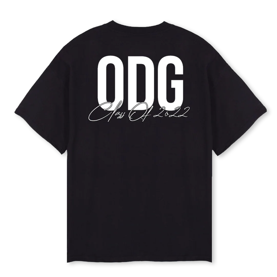 ODGSAMPLE Black Oversized Tee.
