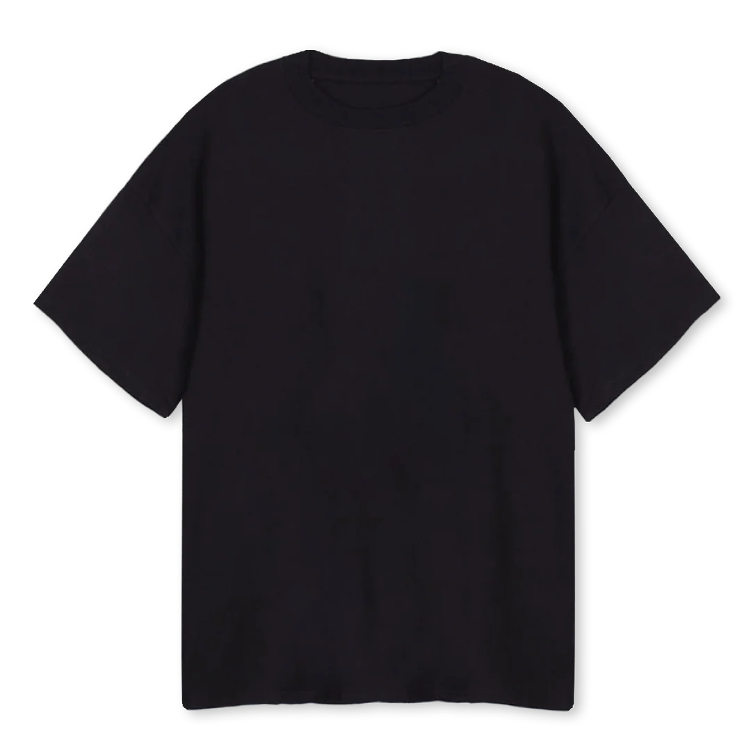 ODGSAMPLE Black Oversized Tee. - Image 2