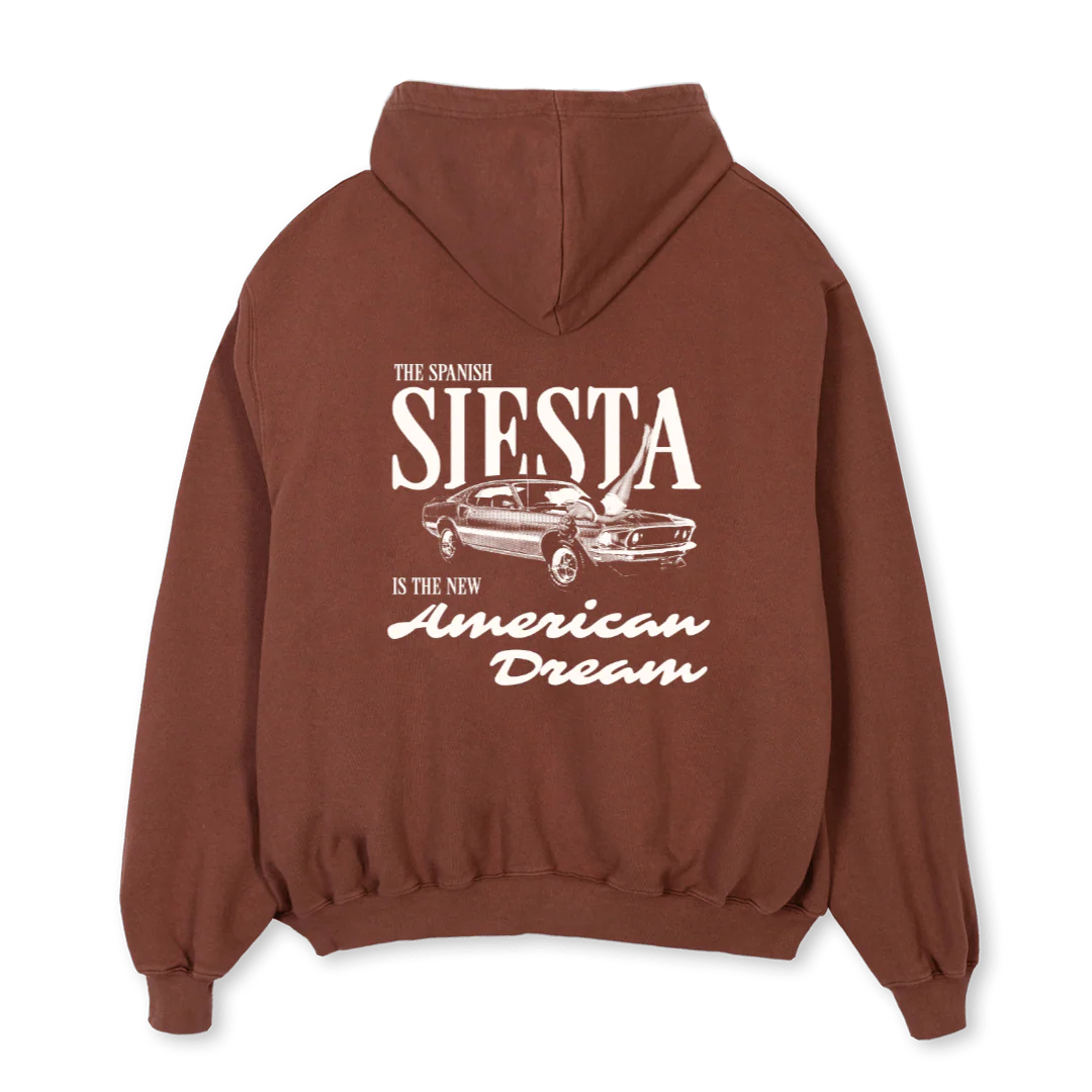 OFFICIALAMERICANHOOD Vintage Brown Oversized Hoodie. - Image 2