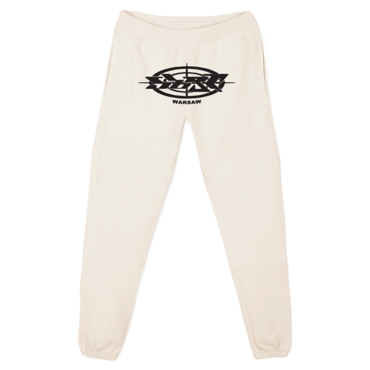 OGWARSAWPANTS2 Vintage White Relaxed Sweatpants.