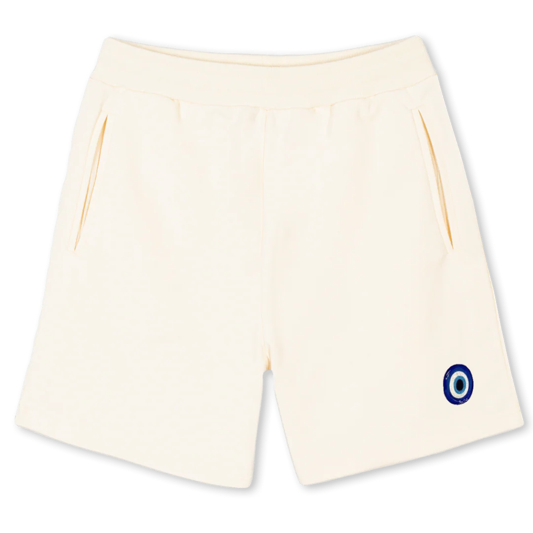 OKOK E Cream Sweatshorts.