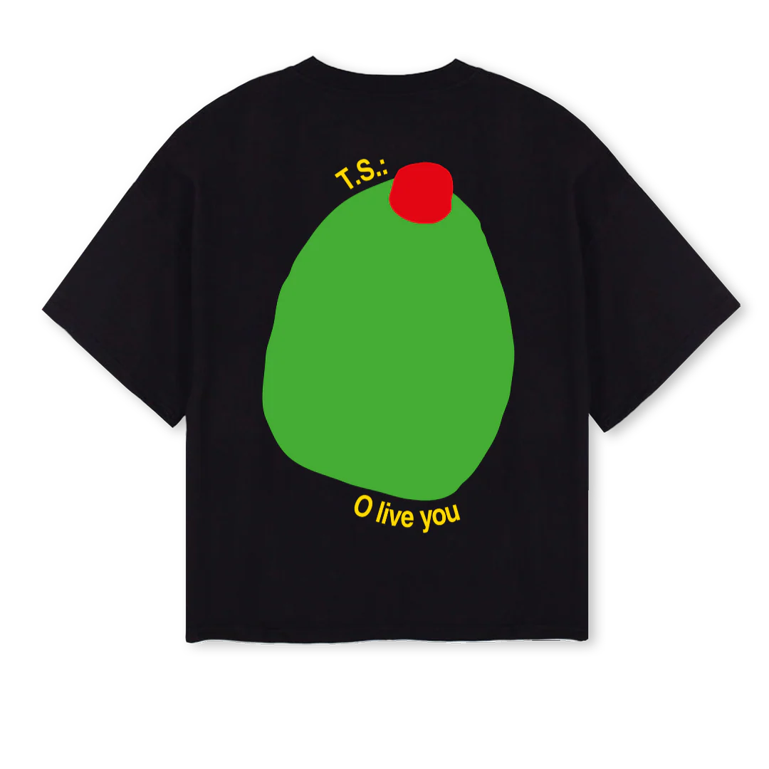 OLIVEYOU Black Oversized Boxy Tee. - Image 2