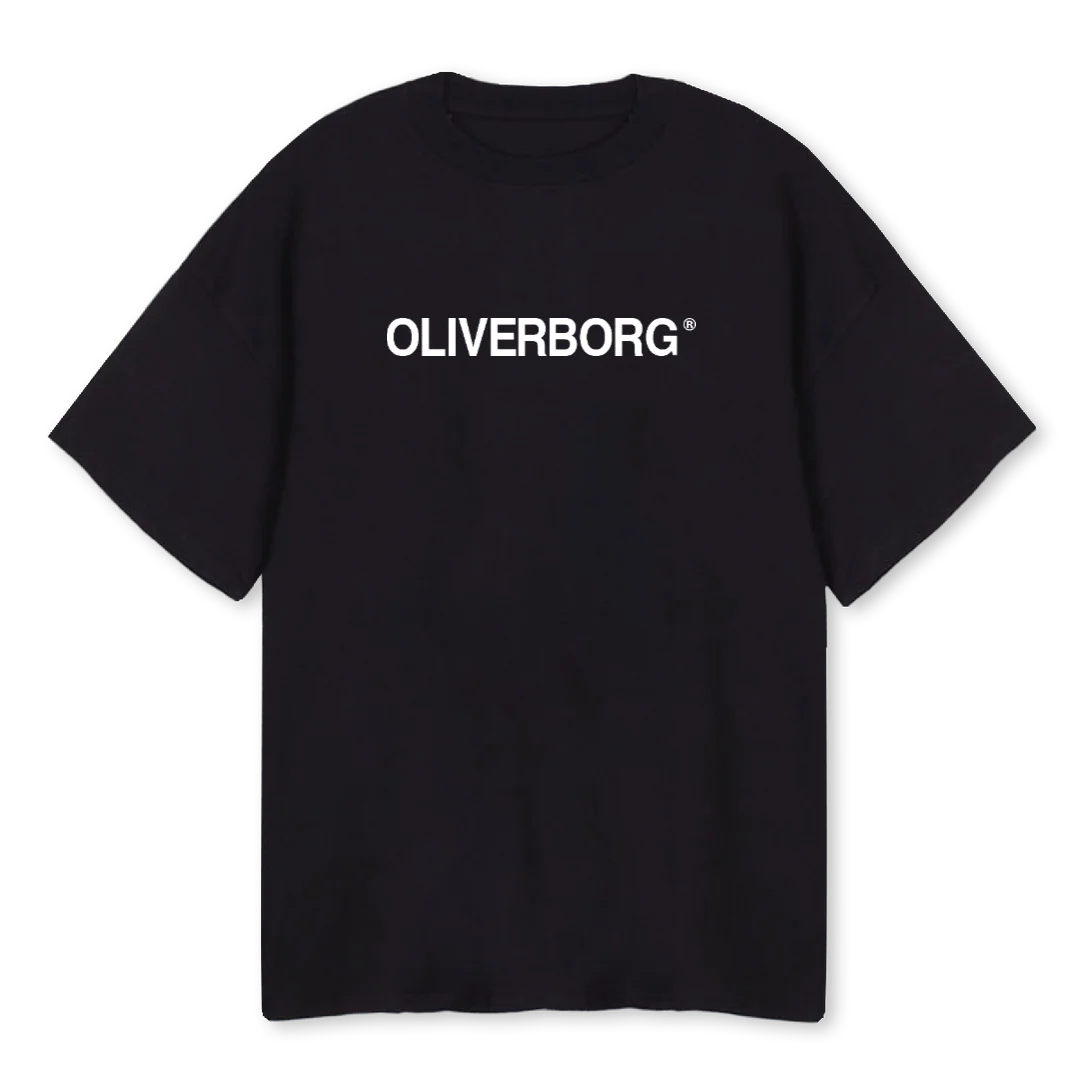 ONEFORTEST Black Oversized Tee.