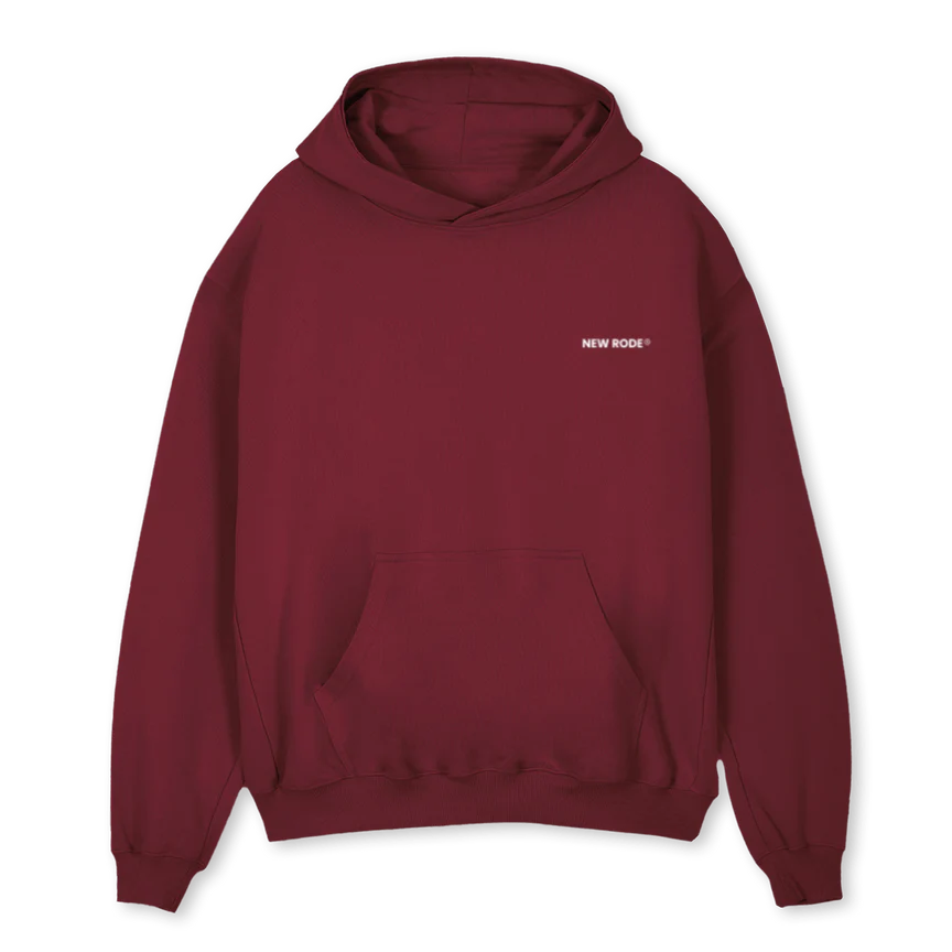 ORIGINALBURGUNDY Burgundy Oversized Hoodie.