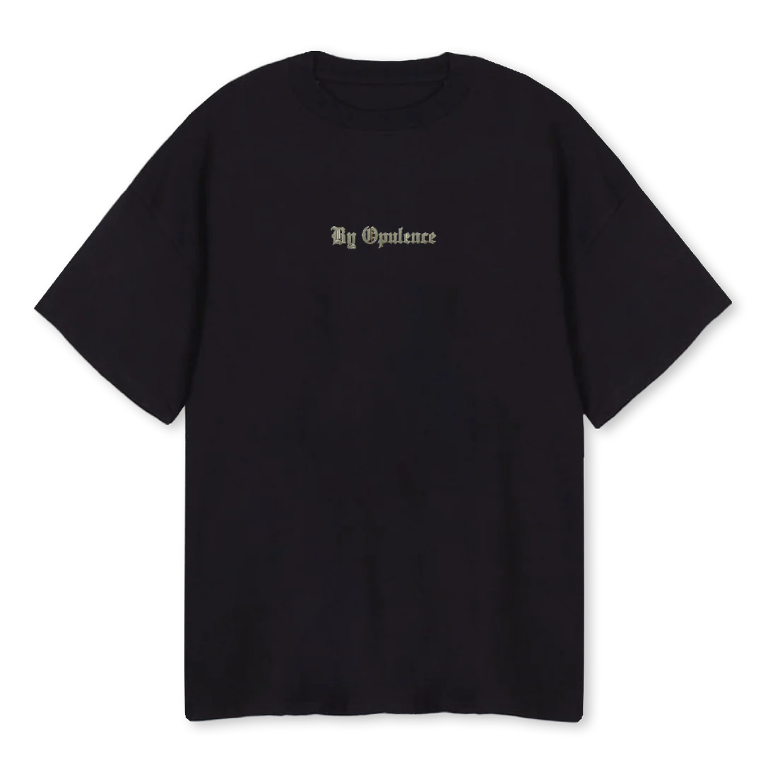 OTMOHITO Black Oversized Tee.