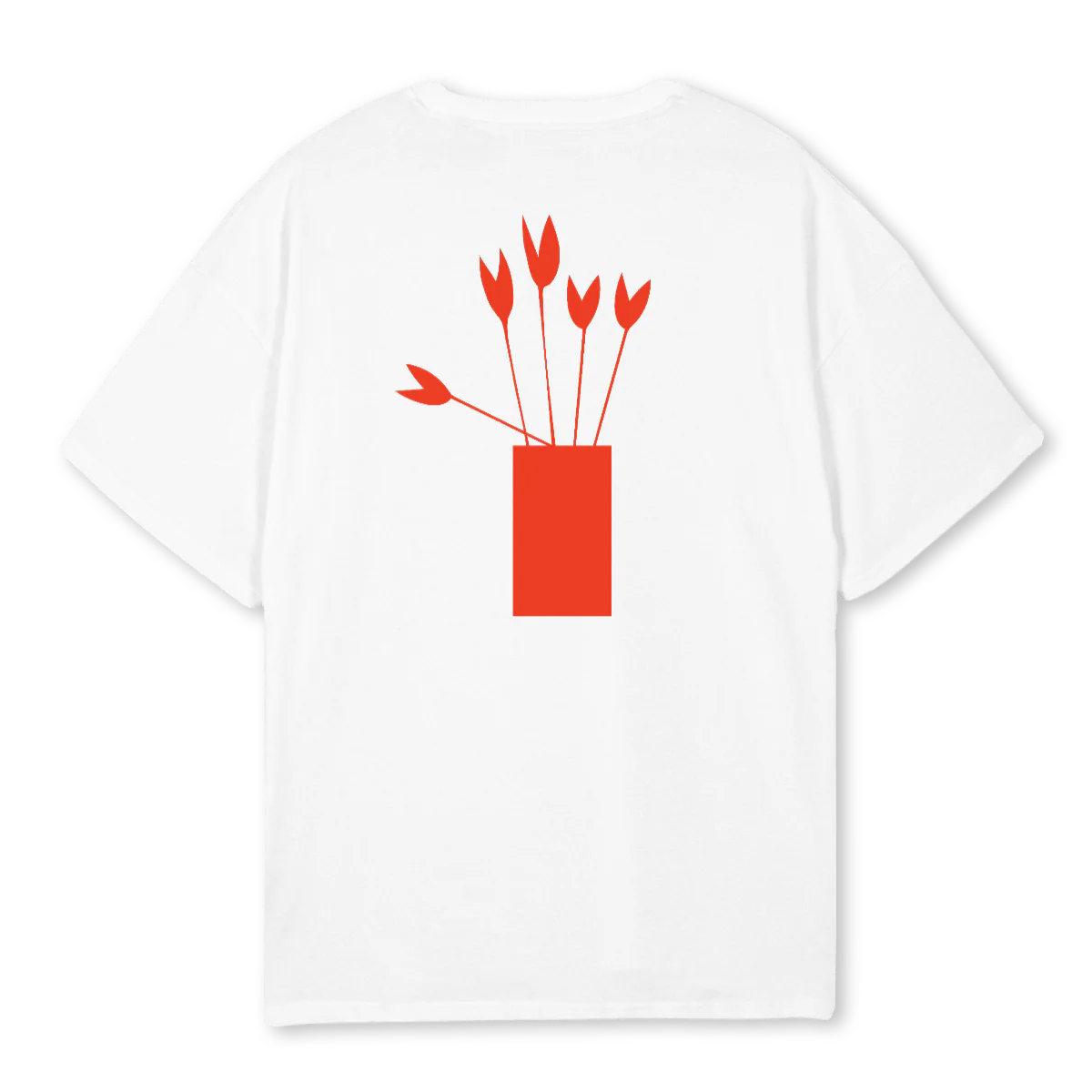 OUND White Oversized Tee.