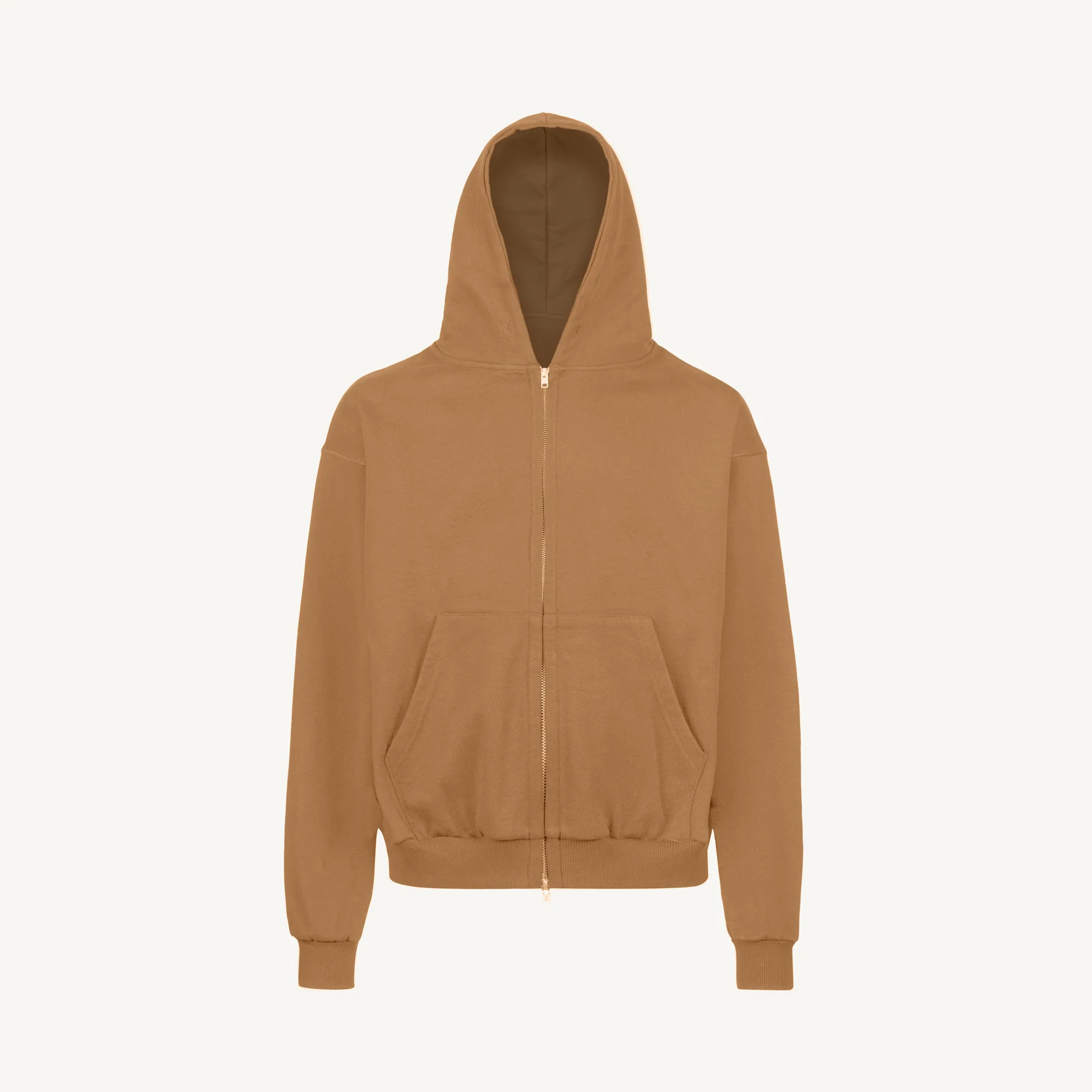 Oversized Zipped Hoodie Embroidered Sample. - Image 6