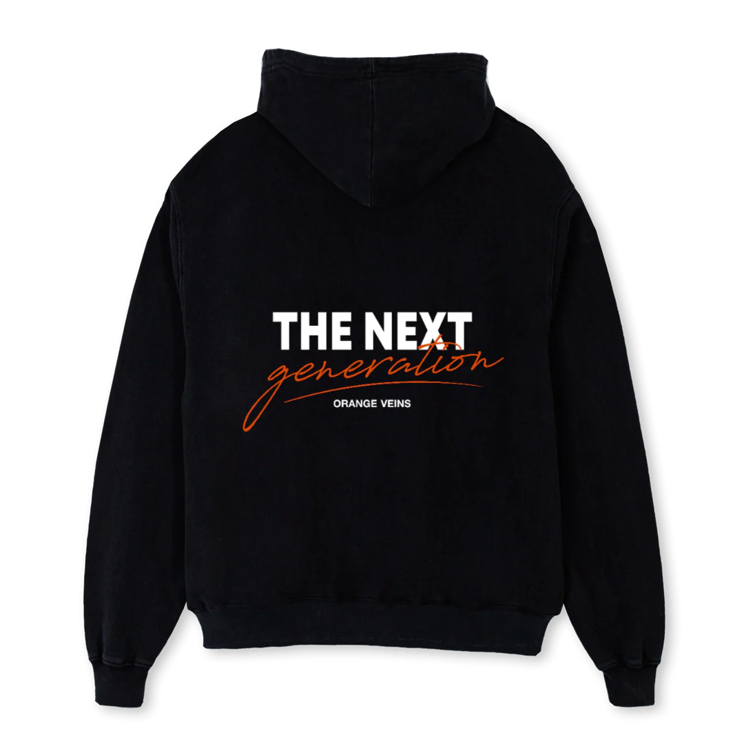 OVLIMITEDTWO Black Oversized Zipped Hoodie. - Image 2