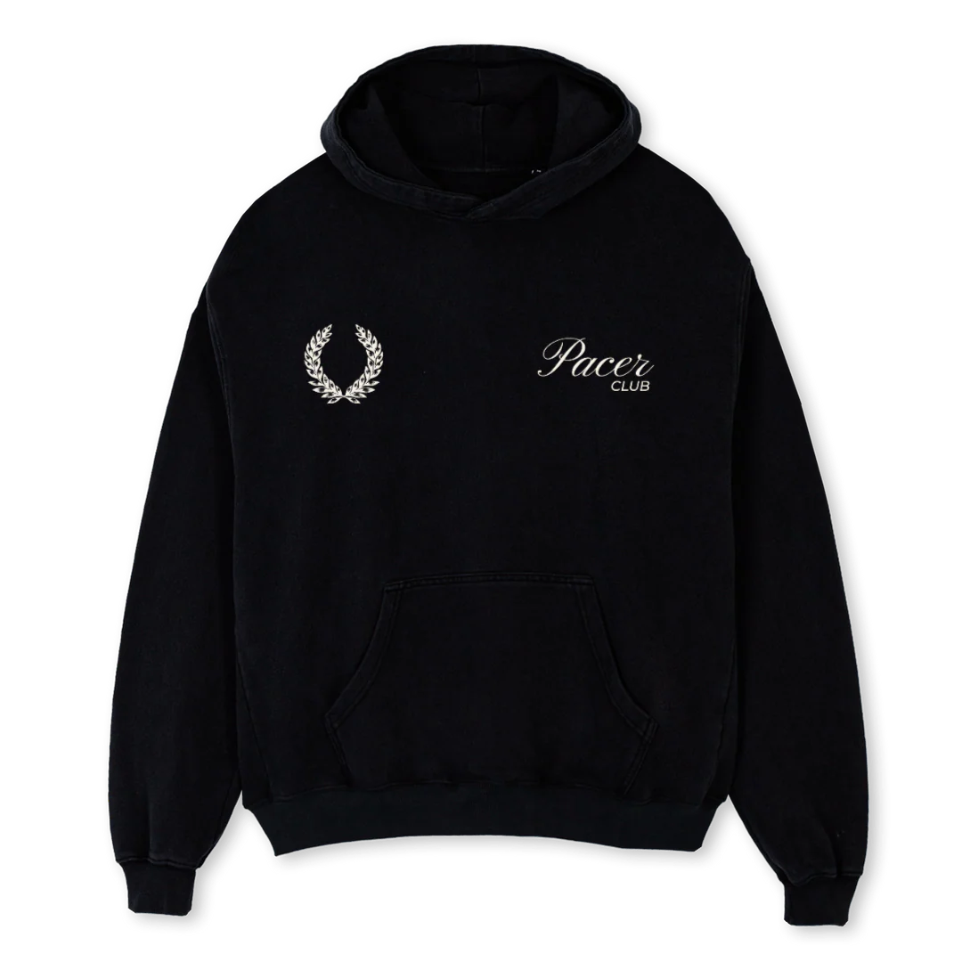 PACER PXP Black Oversized Hoodie.