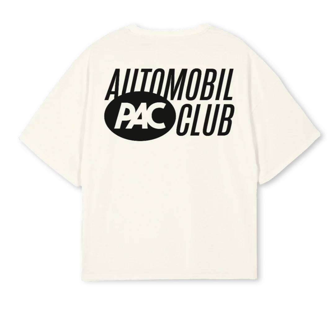 PACVOL Cream Oversized Boxy Tee. - Image 2