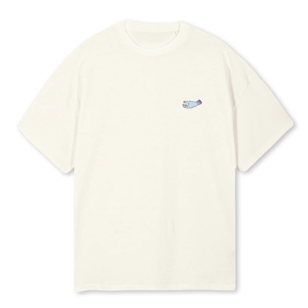 PAN Cream Oversized Tee.