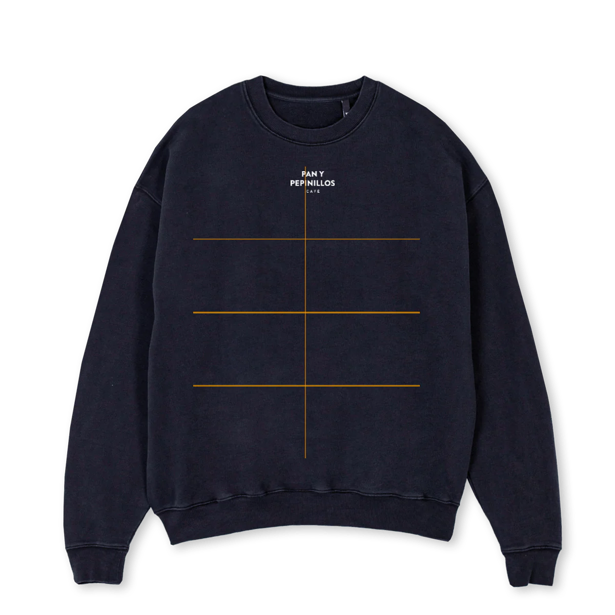 PANPENILLOSIII Vintage Black Oversized Crewneck Sweater.