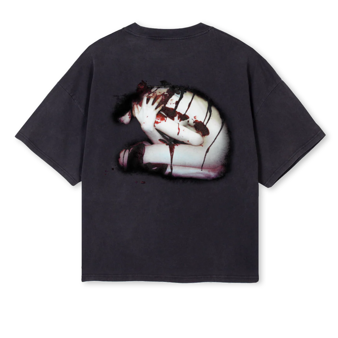 PARISB Vintage Black Oversized Boxy Tee. - Image 2