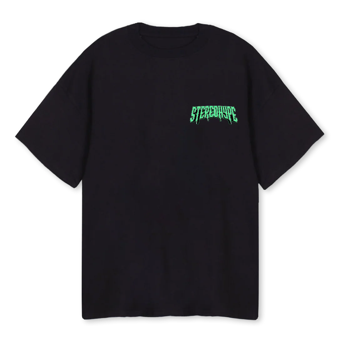 PARISESSENTIALBLACK Black Oversized Tee.