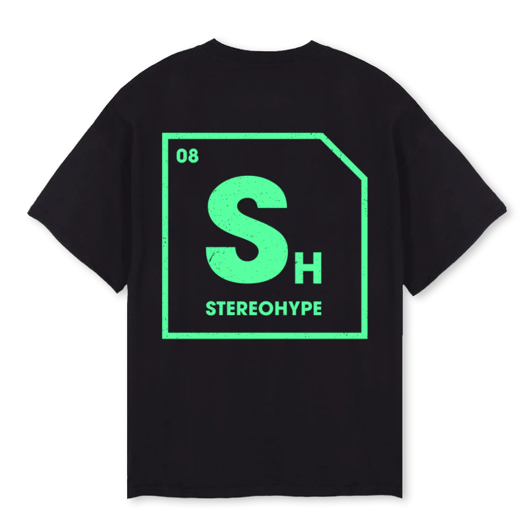 PARISESSENTIALBLACK Black Oversized Tee. - Image 2